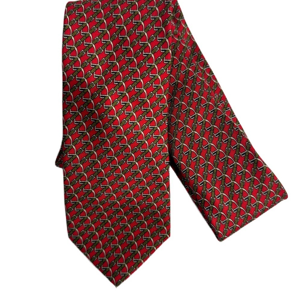 Tom Smith Elegant Red Patterned Men's Tie